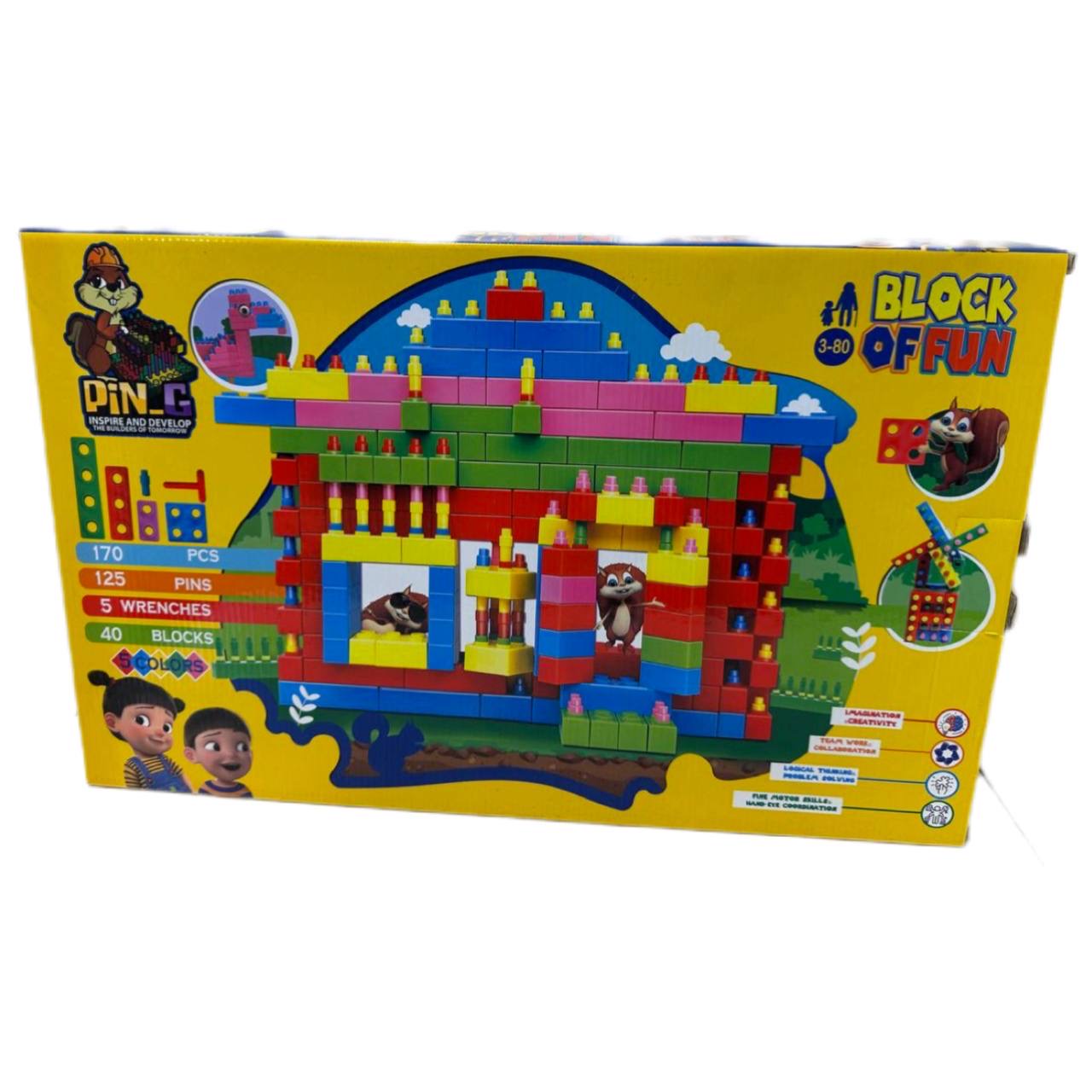 ساختنی پین جی مدل block of fun