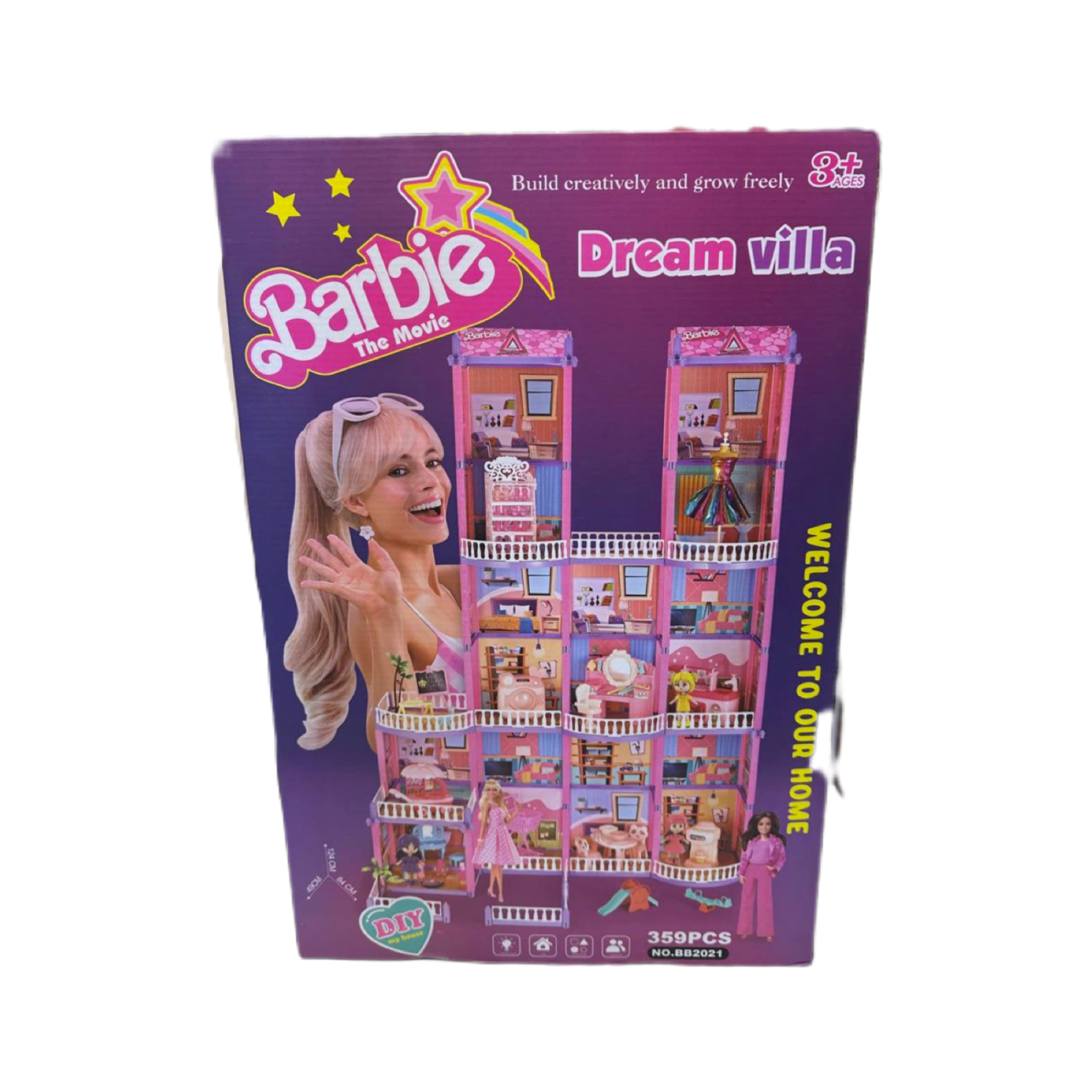 خانه باربی بزرگ ۳۳۰ تکه