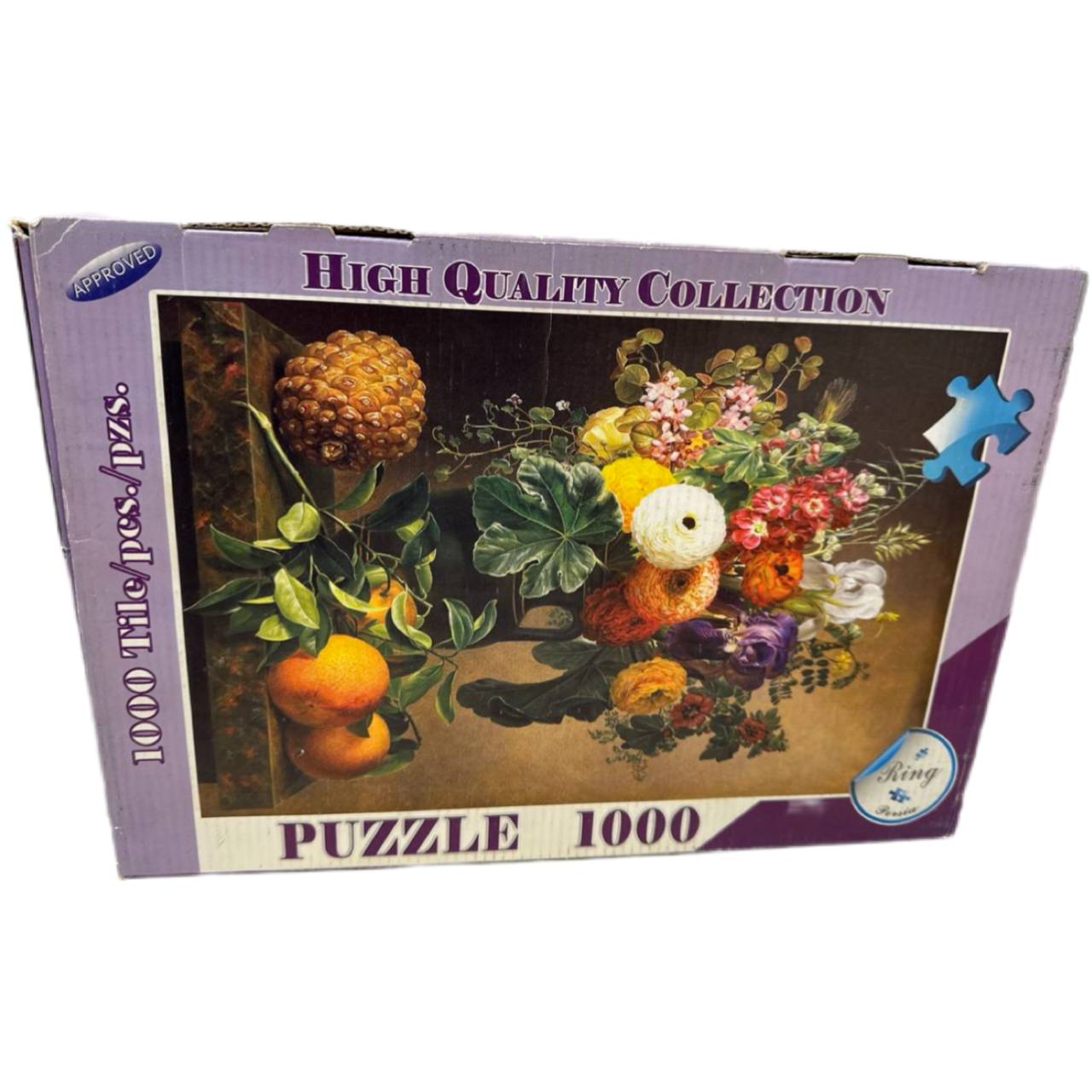 پازل 1000 تکه رینگ طرح گل و میوه